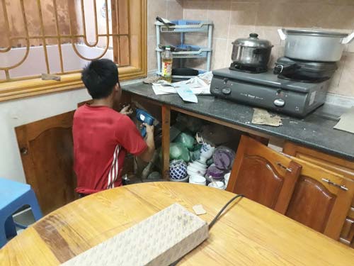 sửa chữa tủ bếp tại Hà Đông