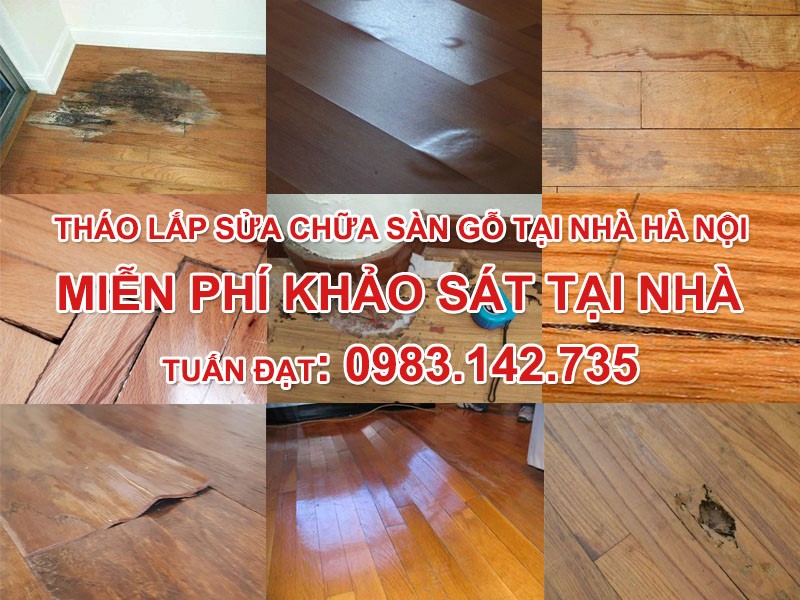 1 Sửa chữa sàn gỗ tại nhà Hà Nội - Đừng làm nếu chưa đọc